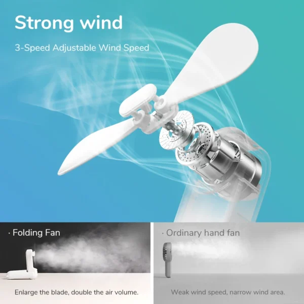 Mini ventilateur portable 3 en 1 – Image 3