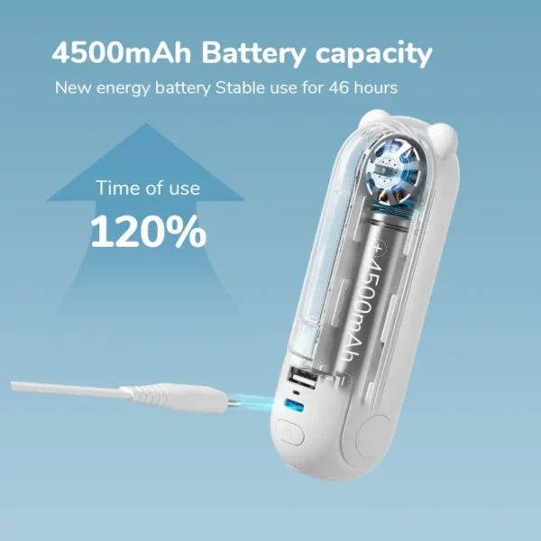 Mini ventilateur portable 3 en 1 – Image 2